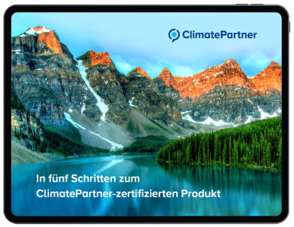 In fünf Schritten zum ClimatePartner-zertifizierten Produkt
