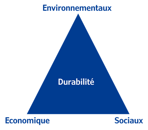 triangle durabilité des entreprises