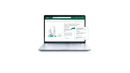 ClimatePartner certified product on Amazon's website