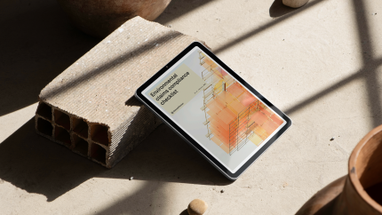 e-book on stone