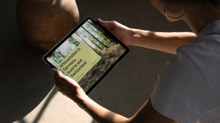 Image of our tree planting in DACH guide