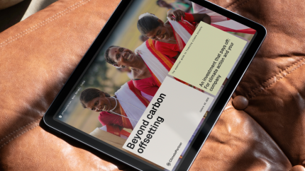 Guide beyond carbon offsetting