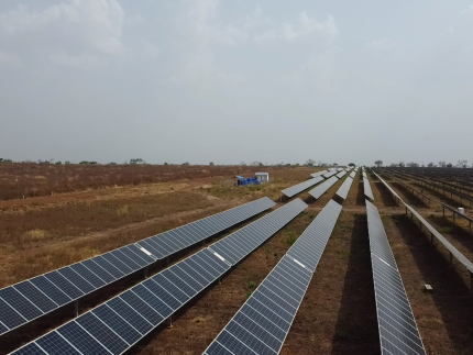 Solar power plant in Togo