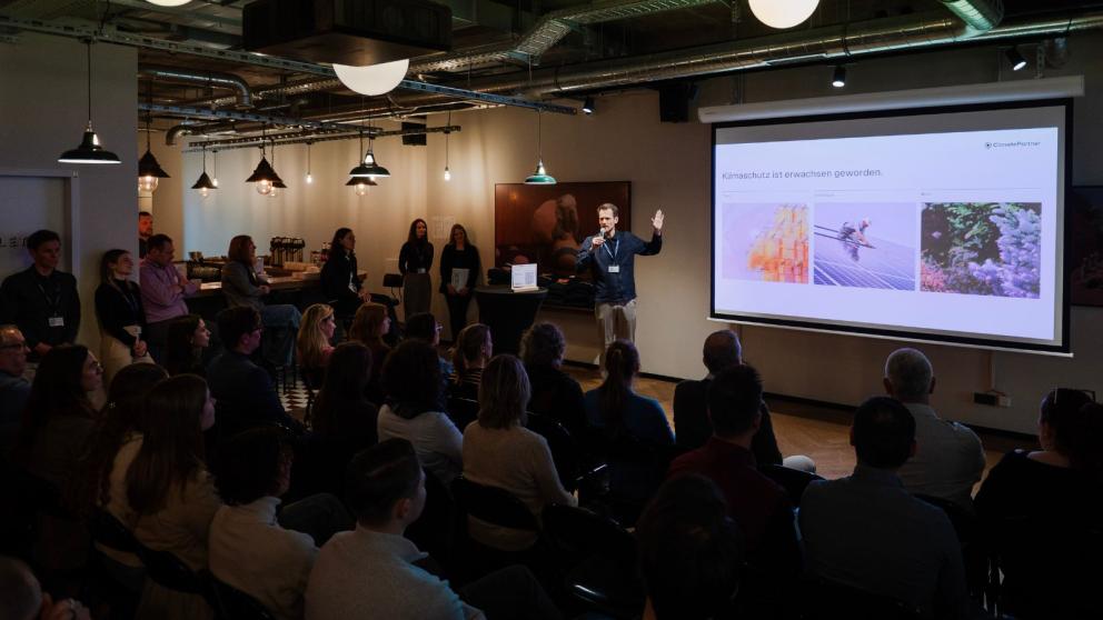 presentation given in front of an audience