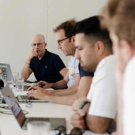 Quality managers in meeting