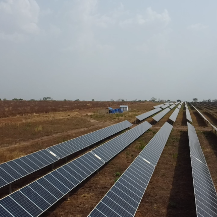 Solar power plant in Togo