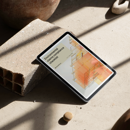 tablet on stone brick