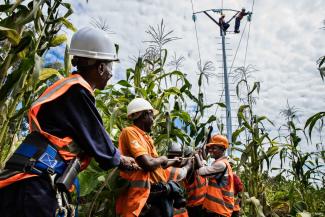 Waterpomp in Virunga National Park, D.R. Kongo