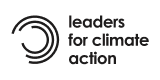 logotipo de leaders for climate action