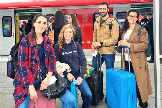 team milan climatepartner travelling by train