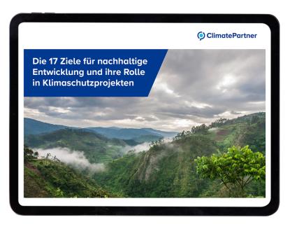 17 Nachhaltigkeitsziele Tablet Grafik