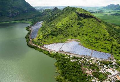 Solar energy panels in Mauritius