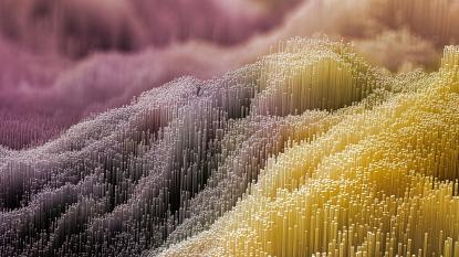 Abstracts yellow purple