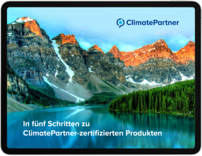 Checkliste "In fünf Schritten zu ClimatePartner-zertifizierten Produkten"